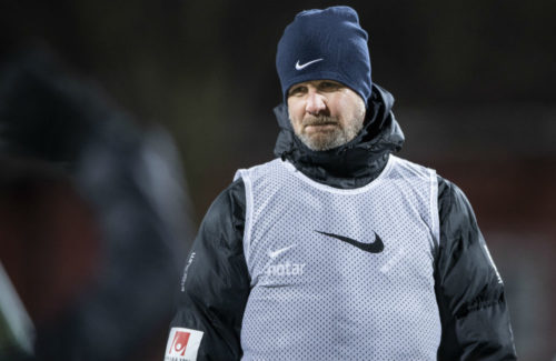 Rikard Norling leder en AIK-träning