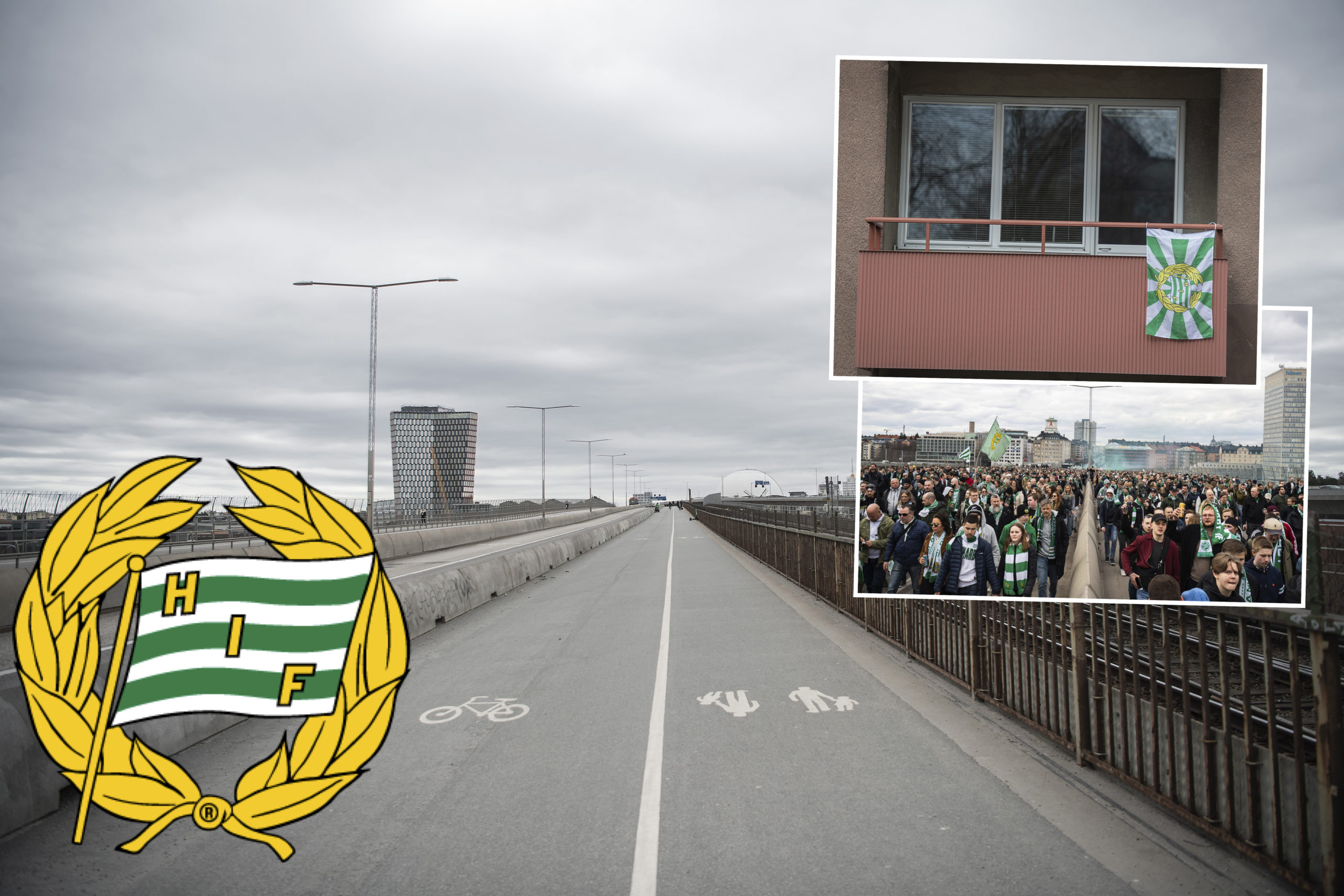 Marschen utan folk – Fotboll Sthlm premiärtågade till Tele2 arena