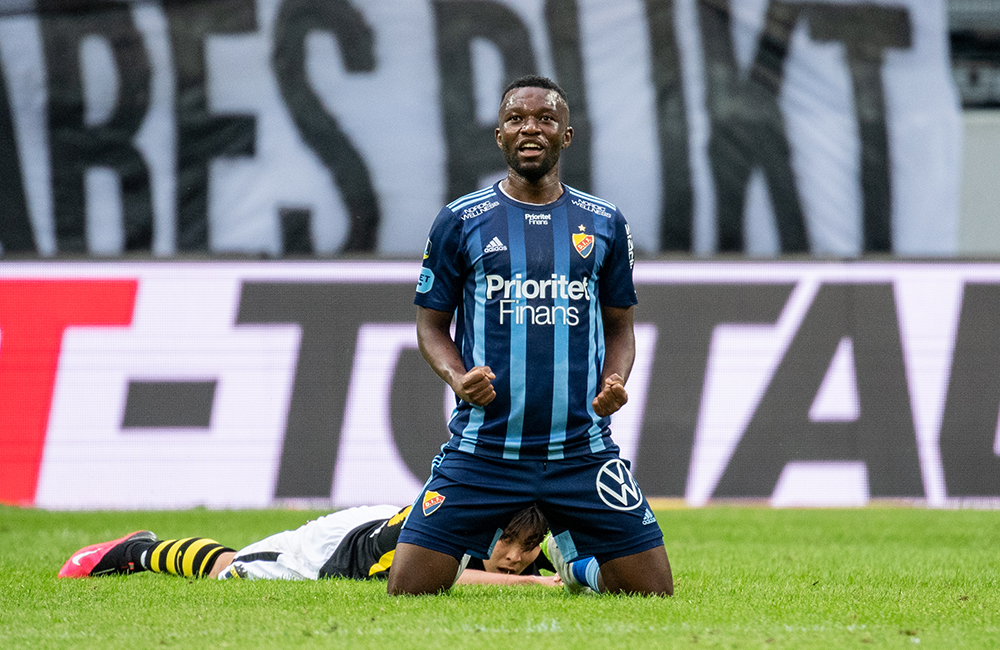 Glädjebeskedet – Emmanuel Banda tillbaka i DIF:s trupp