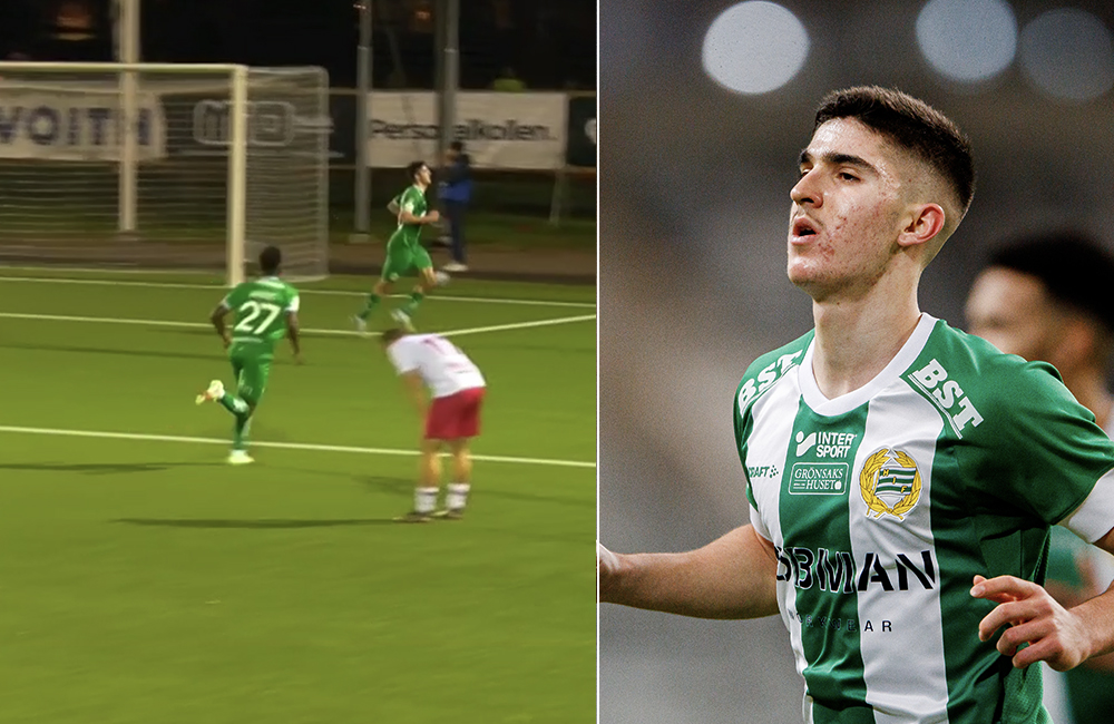 Hammarby-talangen stor hjälte med två mål borta mot Hudiksvall