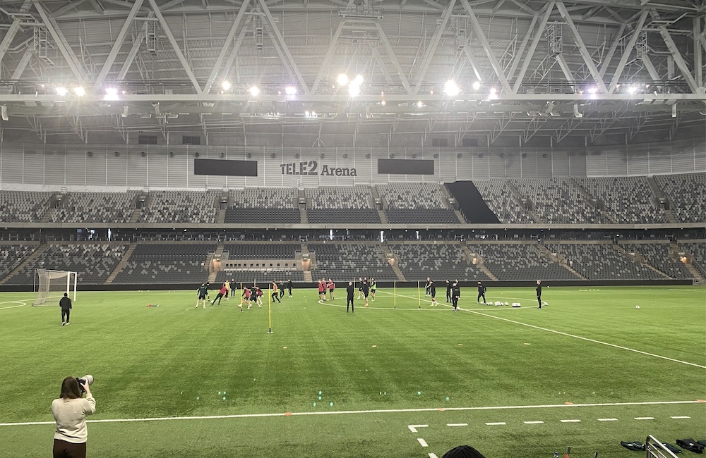 Rapport från sidlinjen – så var Martís första träning med Hammarby