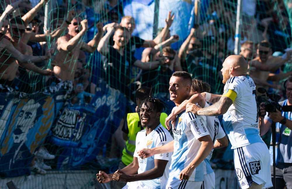 Djurgården vann med 2-5 och fixade fest för supportrarna