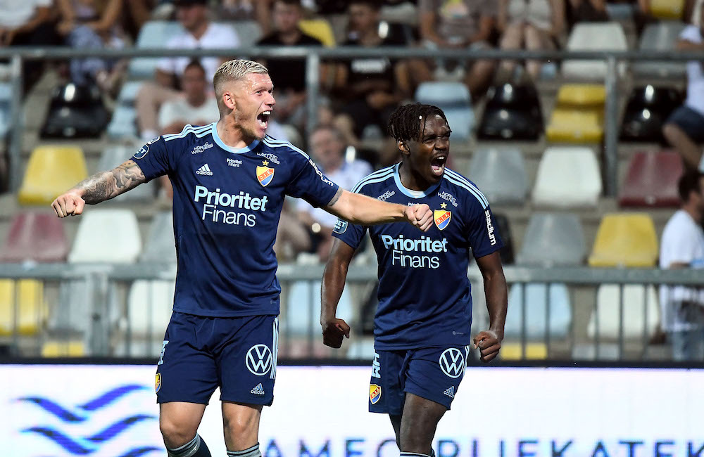 Edvardsen avgjorde i Kroatien – styrkebesked av Djurgården i ECL-kvalet