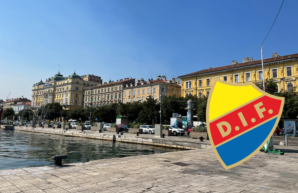 DIFpodden på plats i Rijeka: ”Det är inte Degerfors borta, direkt”