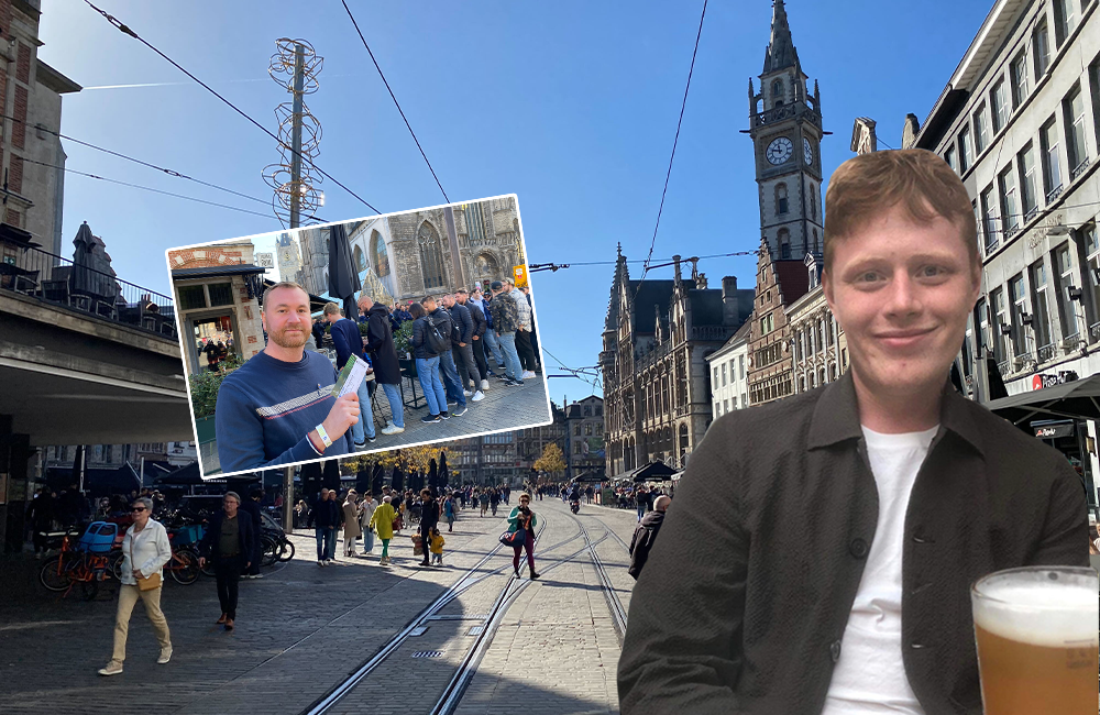 Indianbloggen: En lång, blårandig kö på Klein Turkije-gatan