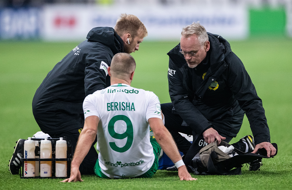Veton Berisha om skadorna: ”Det är ingenting jag vill gå in på”