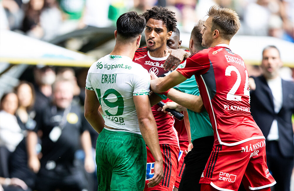 Erabi om bråket med Ceesay: ”Älskar sånt – så det ska vara”