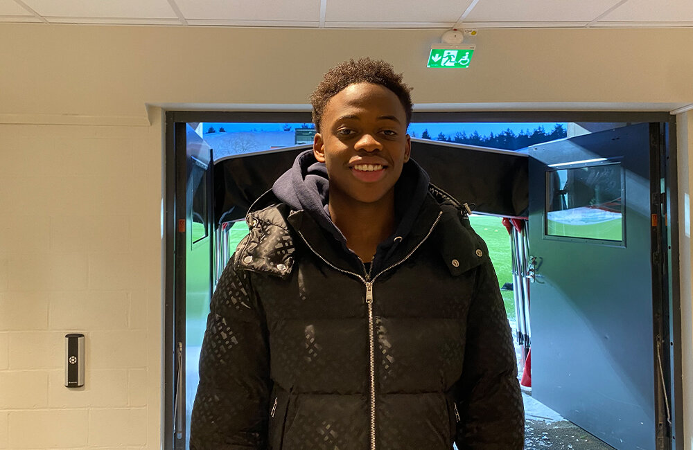 Alieu Manneh efter debuten: ”Hoppas få spela med de stora grabbarna”