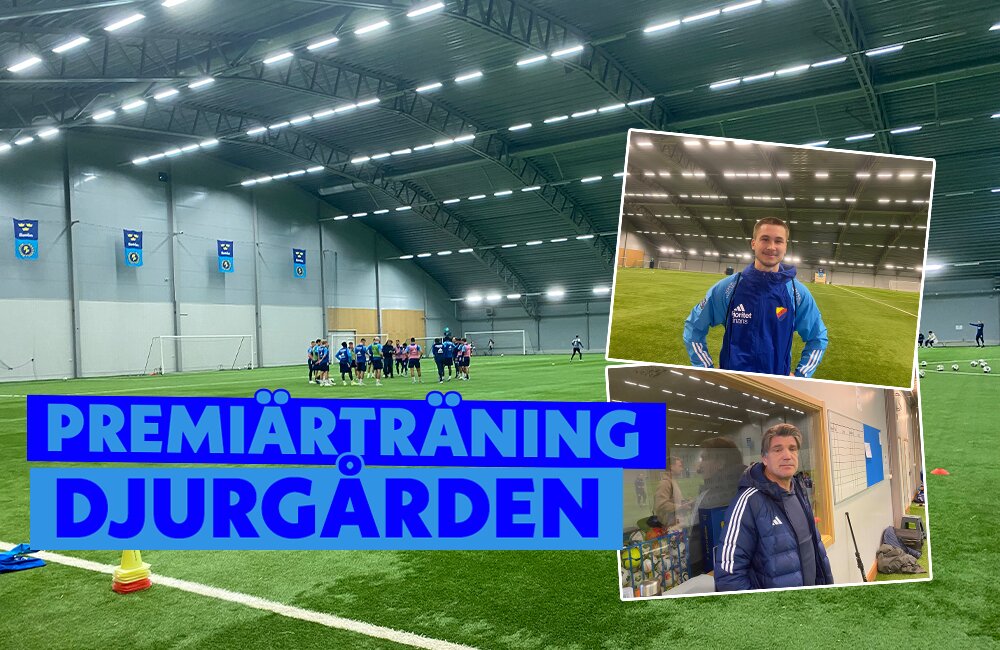 Miro Tenho bäst på plan – så var DIF:s premiärträning