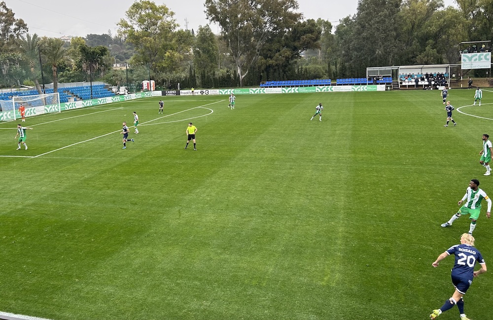 Tufft och grinigt i Spanien när Hammarby förlorade med 2-3