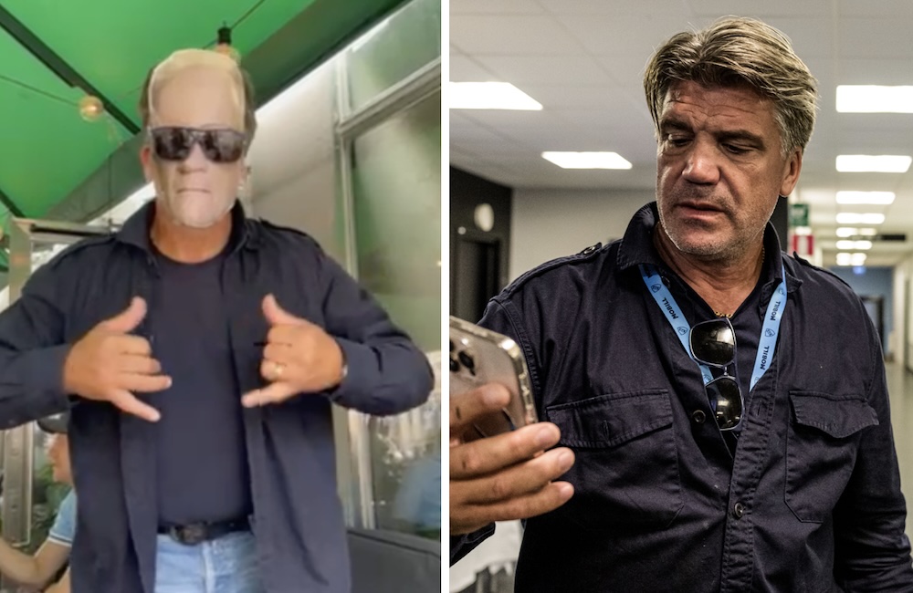 Bosse Andersson i Per Engström-mask: ”Med glimt i ögat”