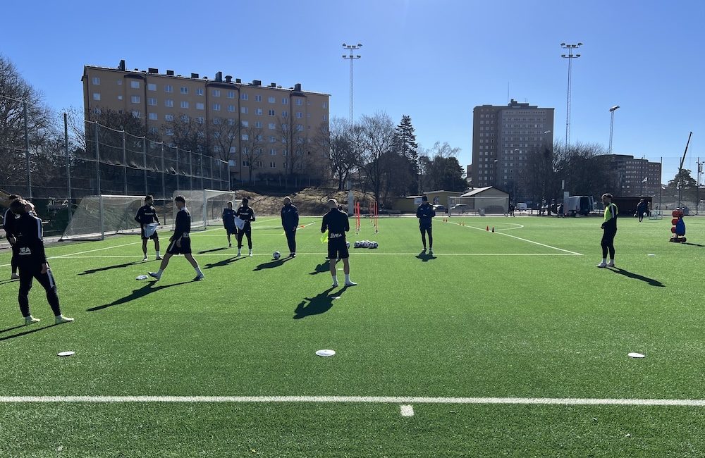 Träningsrapport från Stadshagen: Amel Mujanic i full träning