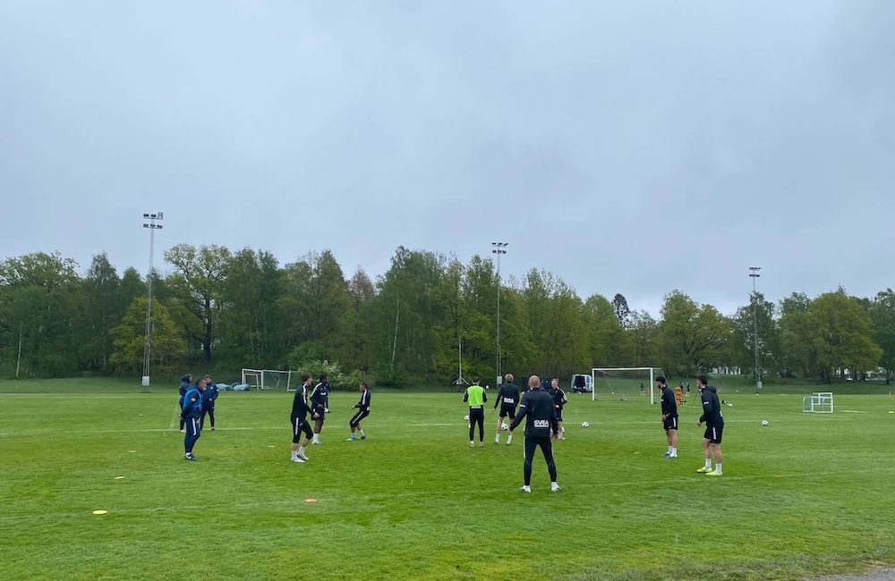 Träningsrapport från onsdagspasset på Karlberg: Ny skadeoro i AIK
