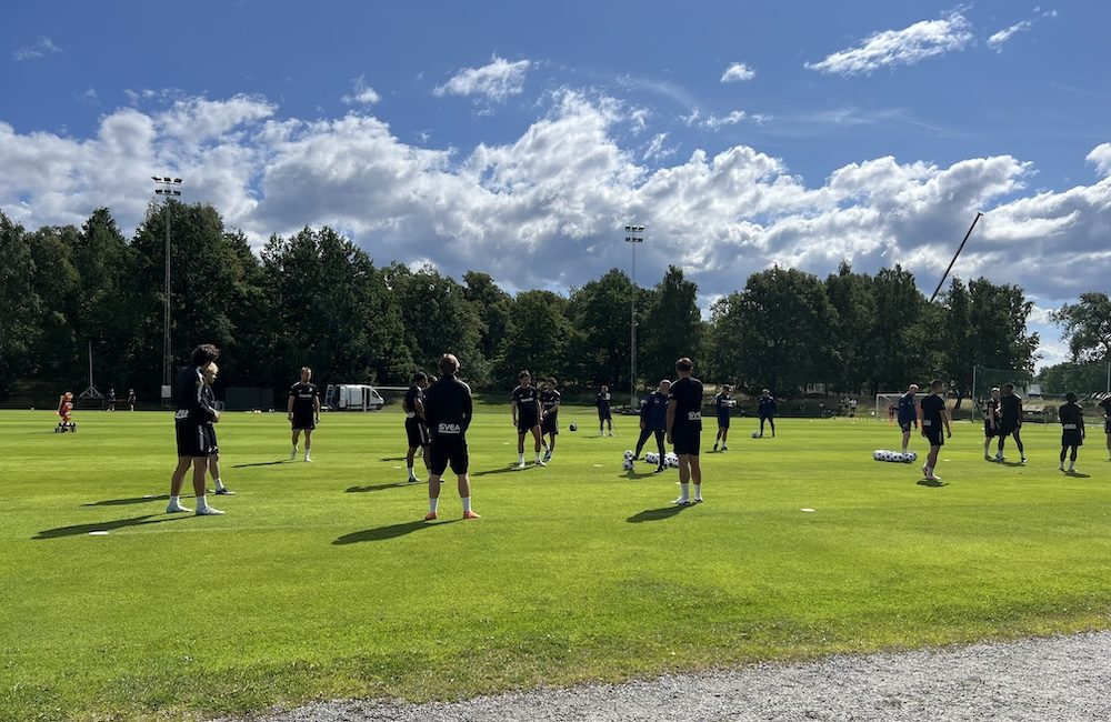 Träningsrapport från Karlberg: Provspelare visade upp sig