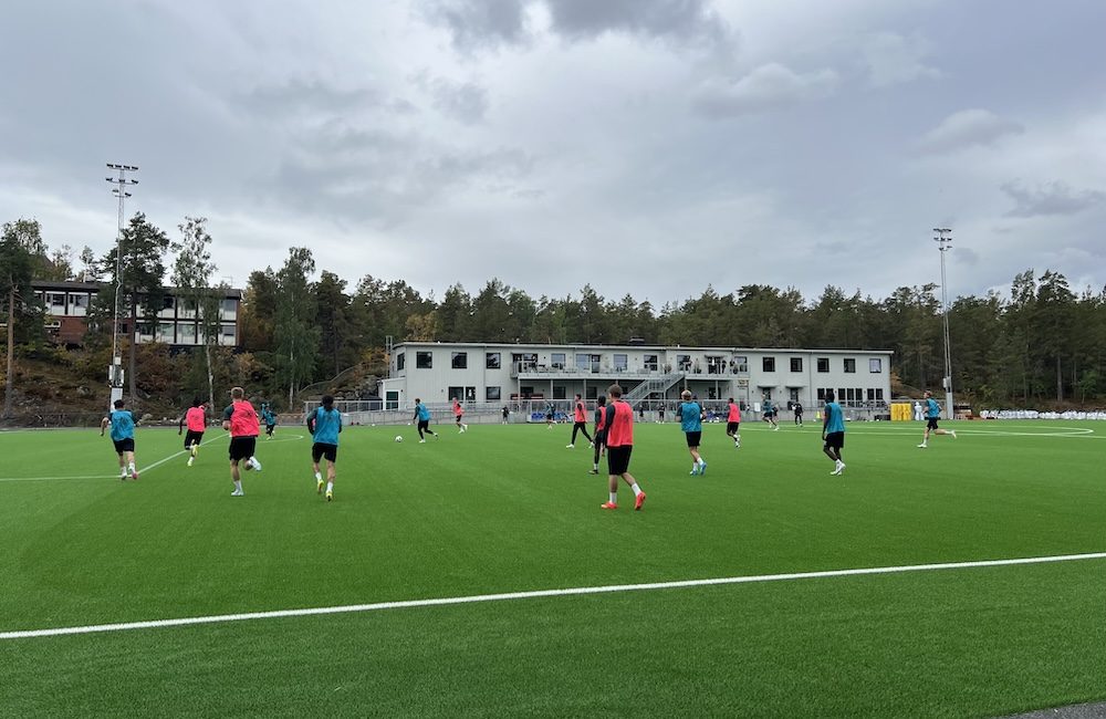 Träningsrapport från Årsta: Grönvit internmatch i högt tempo